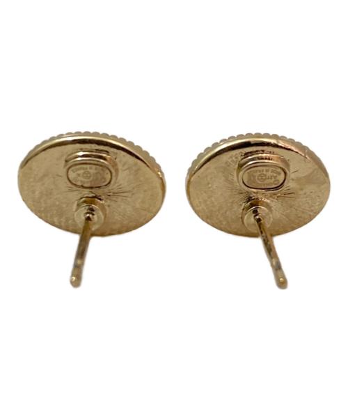 CHANEL（シャネル）CHANEL (シャネル) ココマークオーバルピアス ブラックの古着・服飾アイテム