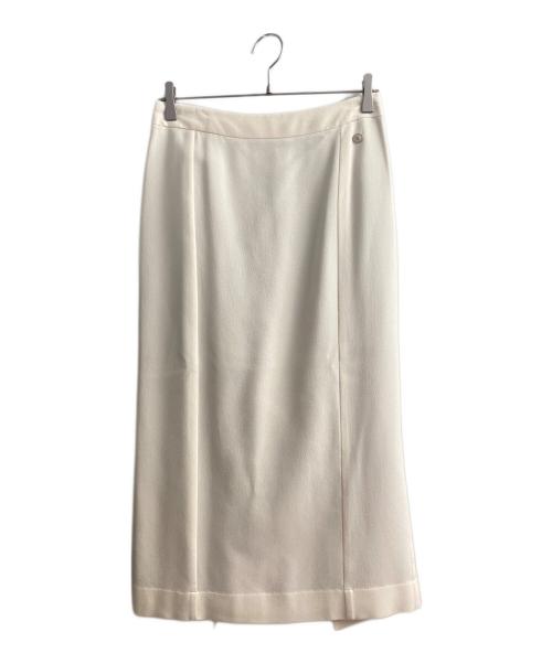 CHANEL（シャネル）CHANEL (シャネル) ロングスカート ホワイト サイズ:38の古着・服飾アイテム