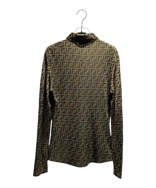 FENDI（フェンディ）FENDI (フェンディ) ズッカシャツ ブラウン サイズ:42の古着・服飾アイテム