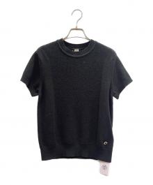 HERMES（エルメス）の古着「カシミヤ 半袖ニット」｜ブラック