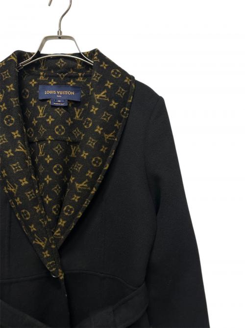 LOUIS VUITTON（ルイ ヴィトン）LOUIS VUITTON (ルイ ヴィトン) モノグラムガウンコート ブラック サイズ:38の古着・服飾アイテム