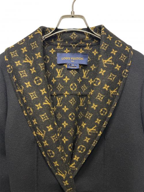 LOUIS VUITTON（ルイ ヴィトン）LOUIS VUITTON (ルイ ヴィトン) モノグラムガウンコート ブラック サイズ:38の古着・服飾アイテム