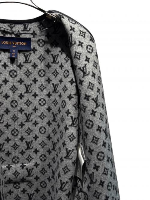 LOUIS VUITTON（ルイ ヴィトン）LOUIS VUITTON (ルイ ヴィトン) モノグラムラップコート ブラック サイズ:36の古着・服飾アイテム