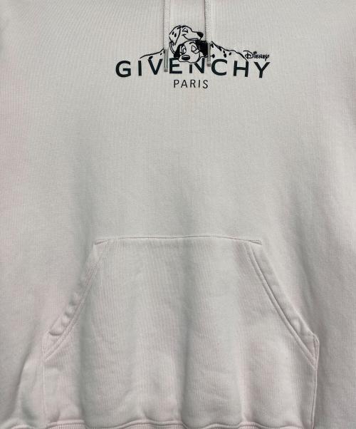 GIVENCHY（ジバンシィ）GIVENCHY (ジバンシィ) DISNEY (ディズニー) 101ドッグロゴ スウェットパーカー ピンク サイズ:Sの古着・服飾アイテム