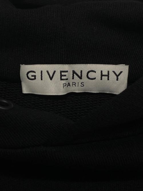 GIVENCHY（ジバンシィ）GIVENCHY (ジバンシィ) Hoodie Pullover Logo ブラック サイズ:XSの古着・服飾アイテム
