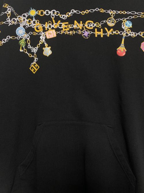 GIVENCHY（ジバンシィ）GIVENCHY (ジバンシィ) Hoodie Pullover Logo ブラック サイズ:XSの古着・服飾アイテム