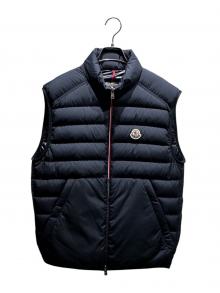 MONCLER（モンクレール）の古着「RABUONS/ライトダウンベスト」｜ネイビー