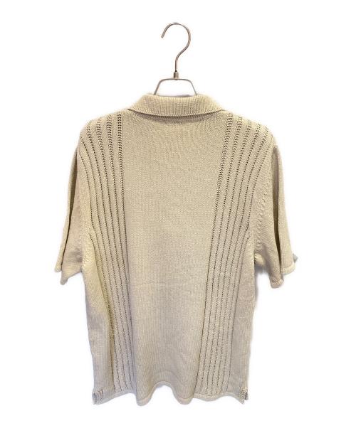 HERMES（エルメス）HERMES (エルメス) ハーフジップニット ベージュ サイズ:FREEの古着・服飾アイテム