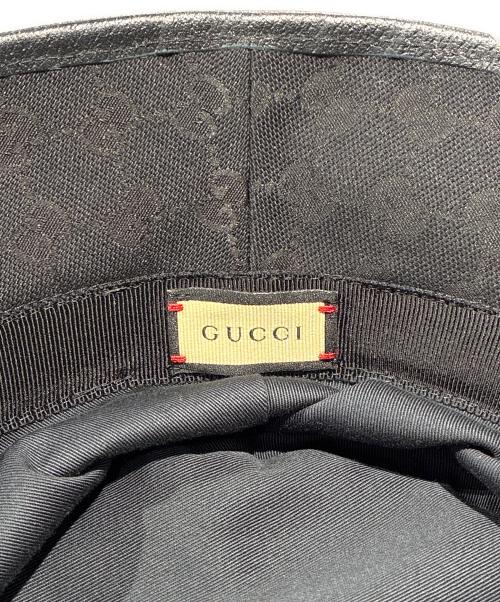 GUCCI（グッチ）GUCCI (グッチ) GGマーモントハット ブラック サイズ:Мの古着・服飾アイテム