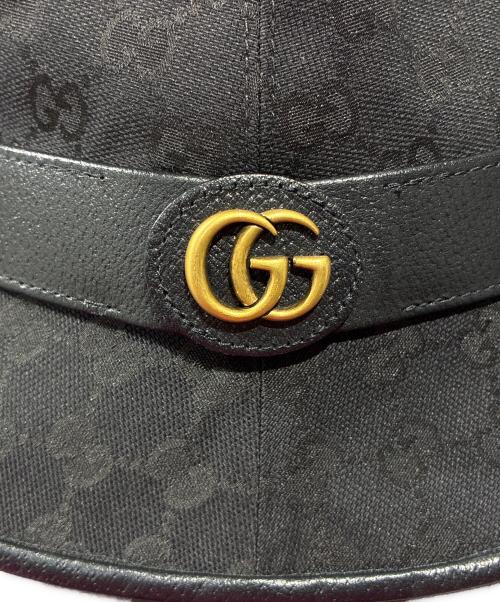 GUCCI（グッチ）GUCCI (グッチ) GGマーモントハット ブラック サイズ:Мの古着・服飾アイテム
