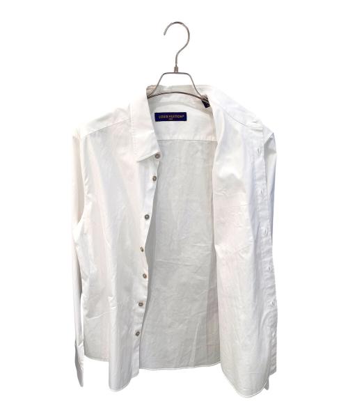 LOUIS VUITTON（ルイ ヴィトン）LOUIS VUITTON (ルイ ヴィトン) LVロゴシャツ ホワイト サイズ:Mの古着・服飾アイテム