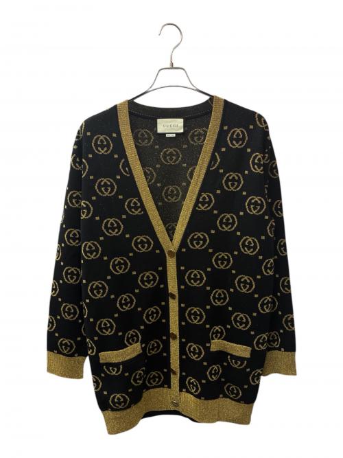 GUCCI（グッチ）GUCCI (グッチ) GGカーディガン ブラック サイズ:Sの古着・服飾アイテム