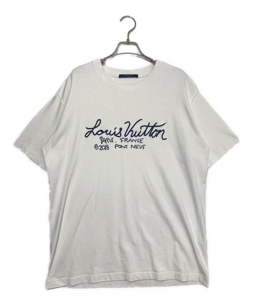 LOUIS VUITTON（ルイ ヴィトン）LOUIS VUITTON (ルイ ヴィトン) ロゴTシャツ アイボリー サイズ:XLの古着・服飾アイテム