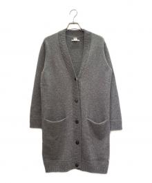 HERMES（エルメス）の古着「カシミヤカーディガン」｜グレー
