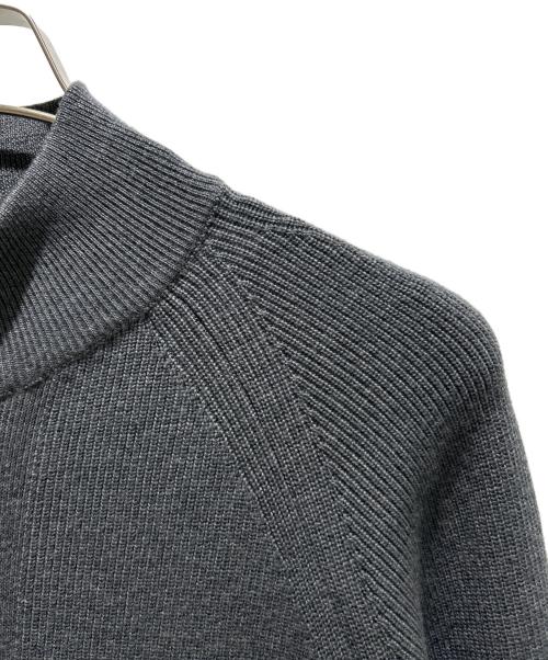 LOUIS VUITTON（ルイ ヴィトン）LOUIS VUITTON (ルイ ヴィトン) ロゴ刺繍ジップカーディガン グレー サイズ:Mの古着・服飾アイテム