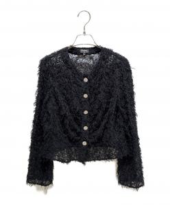 CHANEL（シャネル）の古着「ココボタンシャギーカーディガン」