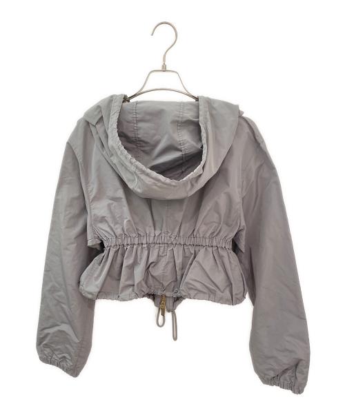 MIU MIU（ミュウミュウ）MIU MIU (ミュウミュウ) TELA TEC JACKET グレー サイズ:36の古着・服飾アイテム