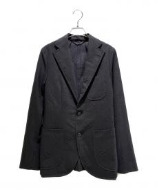 LOUIS VUITTONルイ ヴィトン）の古着「モノグラムテーラードジャケット」｜ブラック