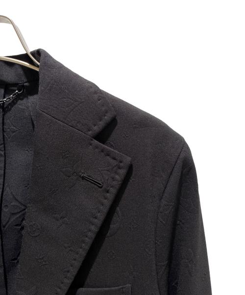 LOUIS VUITTON（ルイ ヴィトン）LOUIS VUITTON (ルイ ヴィトン) モノグラムテーラードジャケット ブラック サイズ:44の古着・服飾アイテム