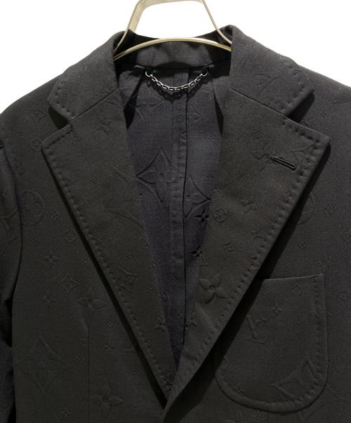 LOUIS VUITTON（ルイ ヴィトン）LOUIS VUITTON (ルイ ヴィトン) モノグラムテーラードジャケット ブラック サイズ:44の古着・服飾アイテム