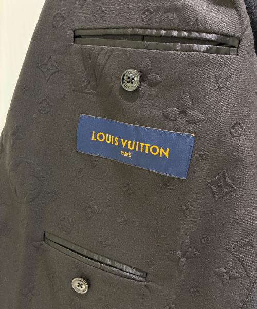 LOUIS VUITTON（ルイ ヴィトン）LOUIS VUITTON (ルイ ヴィトン) モノグラムテーラードジャケット ブラック サイズ:44の古着・服飾アイテム