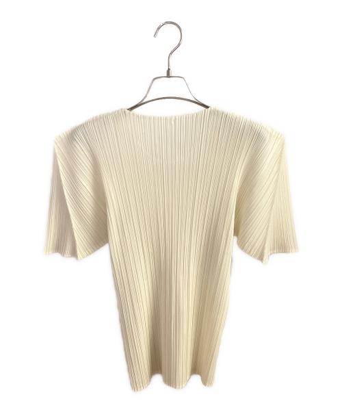 PLEATS PLEASE（プリーツプリーズ）PLEATS PLEASE (プリーツプリーズ) プリーツカットソー アイボリー サイズ:表記なしの古着・服飾アイテム