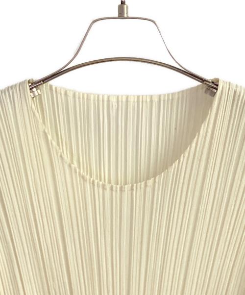 PLEATS PLEASE（プリーツプリーズ）PLEATS PLEASE (プリーツプリーズ) プリーツカットソー アイボリー サイズ:表記なしの古着・服飾アイテム