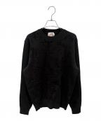 HERMESエルメス）の古着「ラメジャガードニット」｜ブラック