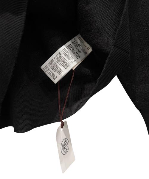 HERMES（エルメス）HERMES (エルメス) ラメジャガードニット ブラック サイズ:Ｓの古着・服飾アイテム