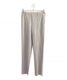 HOMME PLISSE ISSEY MIYAKE（オム プリッセ イッセイ ミヤケ）の古着「プリーツパンツ」｜グレー