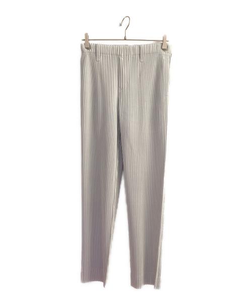 HOMME PLISSE ISSEY MIYAKE（オム プリッセ イッセイ ミヤケ）HOMME PLISSE ISSEY MIYAKE (オム プリッセ イッセイ ミヤケ) プリーツパンツ グレー サイズ:1の古着・服飾アイテム