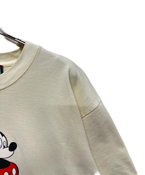 GUCCI（グッチ）GUCCI (グッチ) DISNEY (ディズニー) Disney×GUCCI ミッキーマウスプリントTシャツ アイボリー サイズ:Mの古着・服飾アイテム