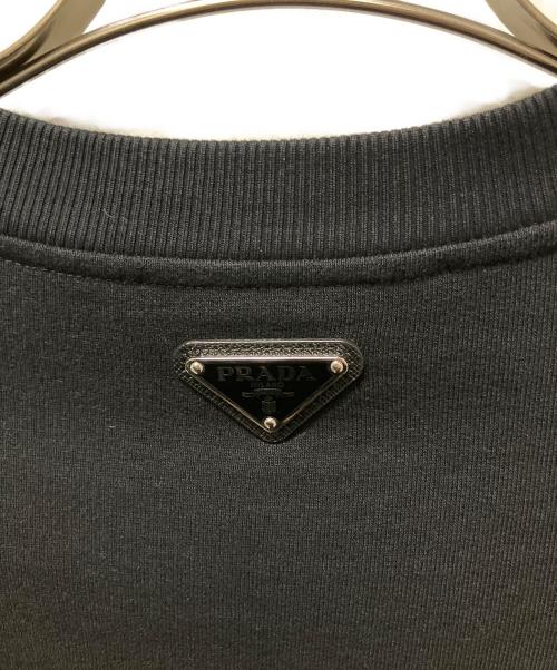PRADA（プラダ）PRADA (プラダ) プレートロゴスウェット ブラック サイズ:XSの古着・服飾アイテム
