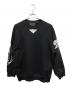 PRADA（プラダ）の古着「プレートロゴスウェット」｜ブラック