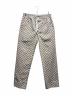 GUCCI（グッチ）の古着「GUCCI GG Supreme Double G Patch GG Jacquard Pants/ダブルGパッチGGジャガードパンツ/チノパンツ/総柄パンツ/658090 Z8AOV」｜ベージュ
