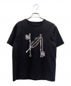 HERMESエルメス）の古着「Clic Clac T-Shirt クリック・クラック Tシャツ」｜ブラック