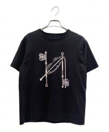 HERMES（エルメス）の古着「Clic Clac T-Shirt クリック・クラック Tシャツ」｜ブラック