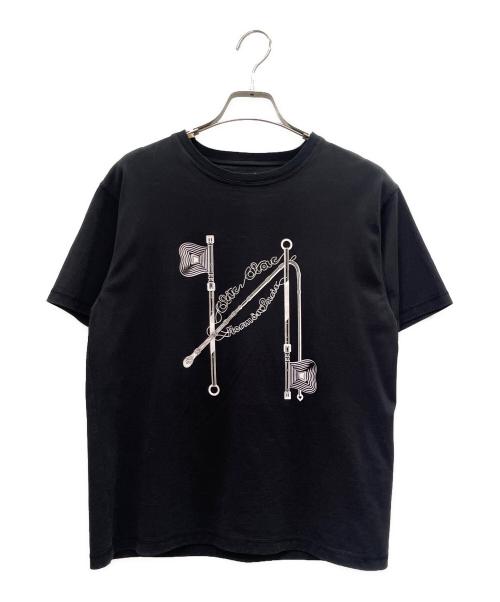 HERMES（エルメス）HERMES (エルメス) Clic Clac T-Shirt クリック・クラック Tシャツ ブラック サイズ:34の古着・服飾アイテム