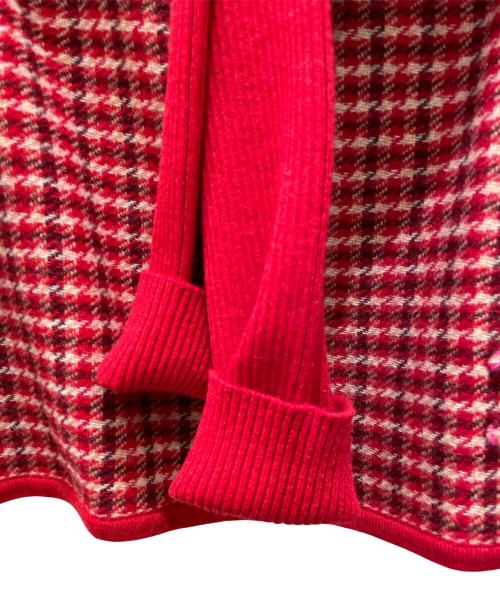 CHANEL（シャネル）CHANEL (シャネル) ココボタンニットカーディガン レッド サイズ:36の古着・服飾アイテム