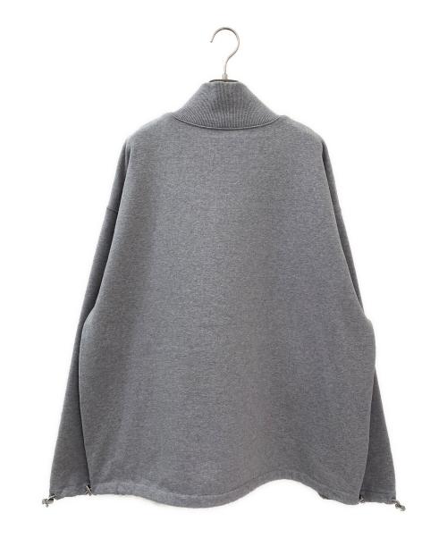 MIU MIU（ミュウミュウ）MIU MIU (ミュウミュウ) ハーフジップスウェット グレー サイズ:Lの古着・服飾アイテム