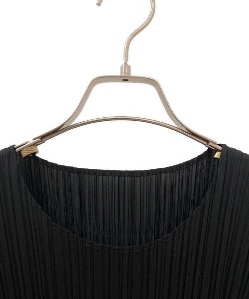 PLEATS PLEASE（プリーツプリーズ）PLEATS PLEASE (プリーツプリーズ) プリーツカットソー ブラック サイズ:3の古着・服飾アイテム
