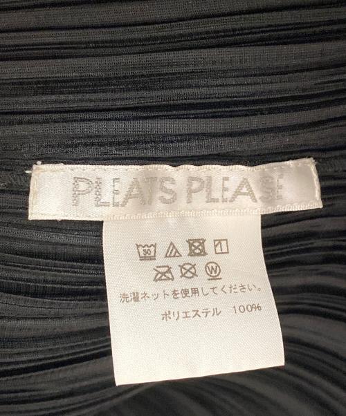 PLEATS PLEASE（プリーツプリーズ）PLEATS PLEASE (プリーツプリーズ) プリーツカットソー ブラック サイズ:3の古着・服飾アイテム