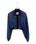 中古・古着 MIU MIU (ミュウミュウ) ロゴデニムブルゾン サイズ:36：130000円