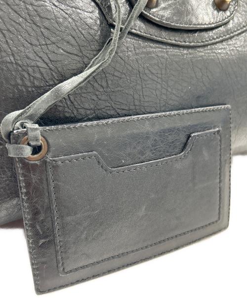 BALENCIAGA（バレンシアガ）BALENCIAGA (バレンシアガ) The City ザ・シティ ミディアム ハンドバッグ 115748 ブラック サイズ:ミディアムの古着・服飾アイテム