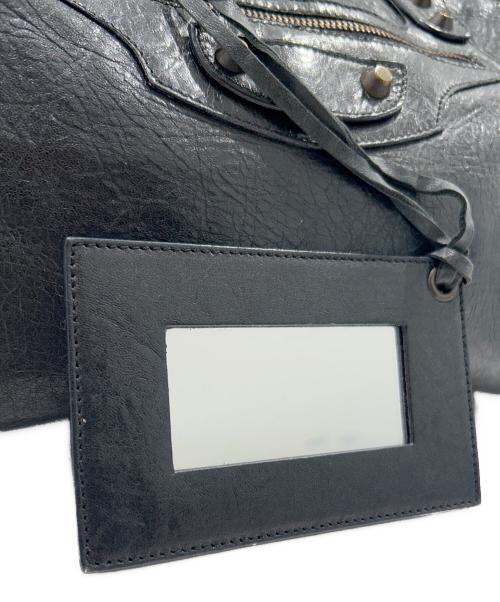BALENCIAGA（バレンシアガ）BALENCIAGA (バレンシアガ) The City ザ・シティ ミディアム ハンドバッグ 115748 ブラック サイズ:ミディアムの古着・服飾アイテム
