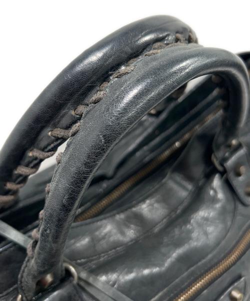 BALENCIAGA（バレンシアガ）BALENCIAGA (バレンシアガ) The City ザ・シティ ミディアム ハンドバッグ 115748 ブラック サイズ:ミディアムの古着・服飾アイテム