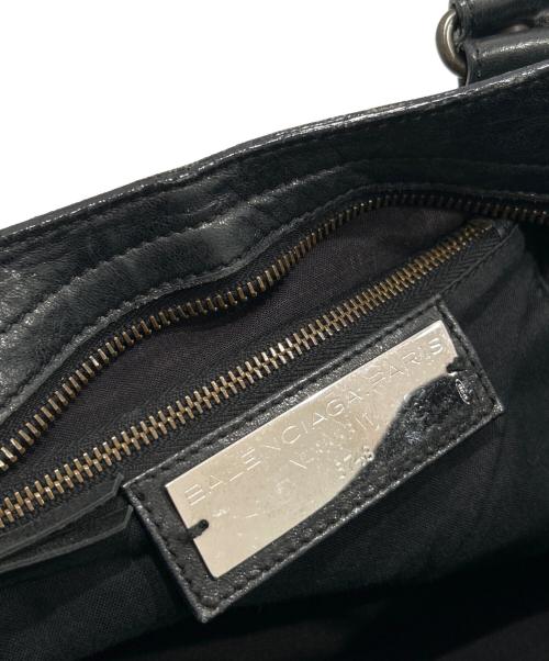 BALENCIAGA（バレンシアガ）BALENCIAGA (バレンシアガ) The City ザ・シティ ミディアム ハンドバッグ 115748 ブラック サイズ:ミディアムの古着・服飾アイテム