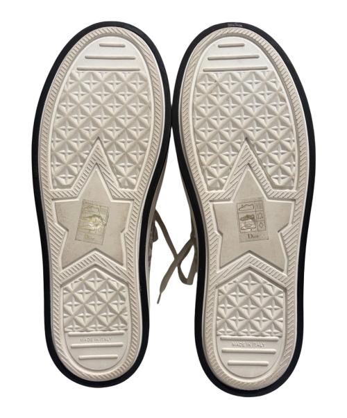 Christian Dior（クリスチャン ディオール）Christian Dior (クリスチャン ディオール) Walk'n'Dior プラットフォームスニーカー ベージュ×グレー サイズ:39の古着・服飾アイテム