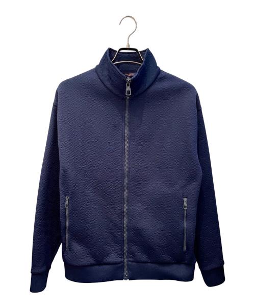 LOUIS VUITTON（ルイ ヴィトン）LOUIS VUITTON (ルイ ヴィトン) モノグラムジャガードトラックジャケット ネイビー サイズ:Mの古着・服飾アイテム