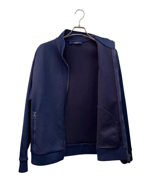 LOUIS VUITTON（ルイ ヴィトン）LOUIS VUITTON (ルイ ヴィトン) モノグラムジャガードトラックジャケット ネイビー サイズ:Mの古着・服飾アイテム